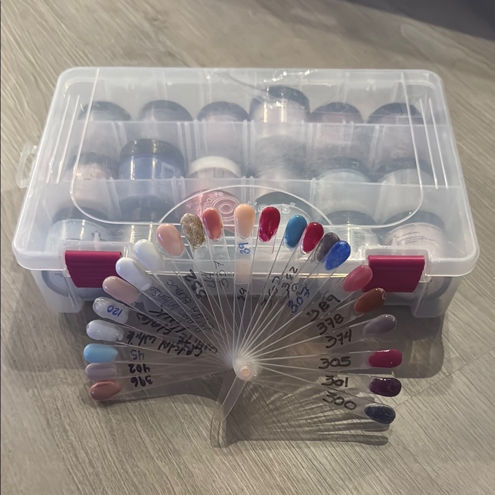 POWDER GEL NAILS GLAM AND GLITS BOREAL HD SYSTEM EZFLOW